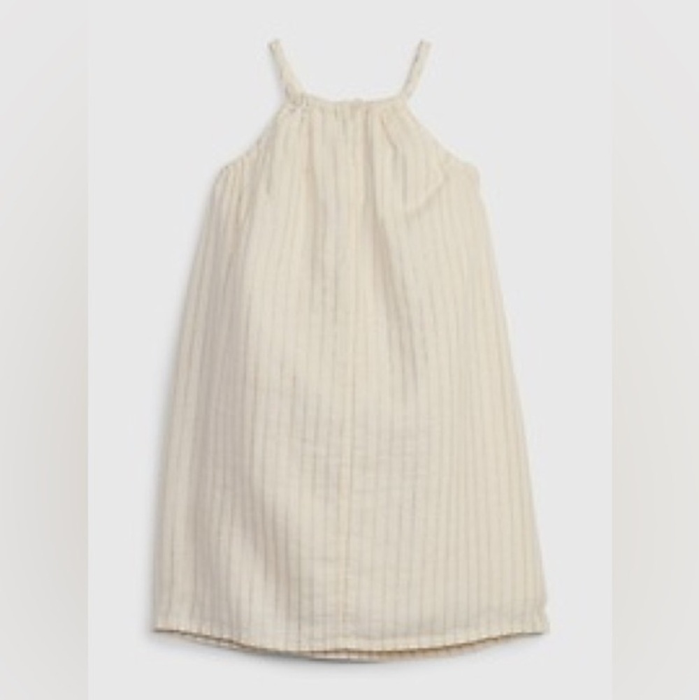 GAP Toddler Crinkle Gauze Shiny Stripes dress size 4